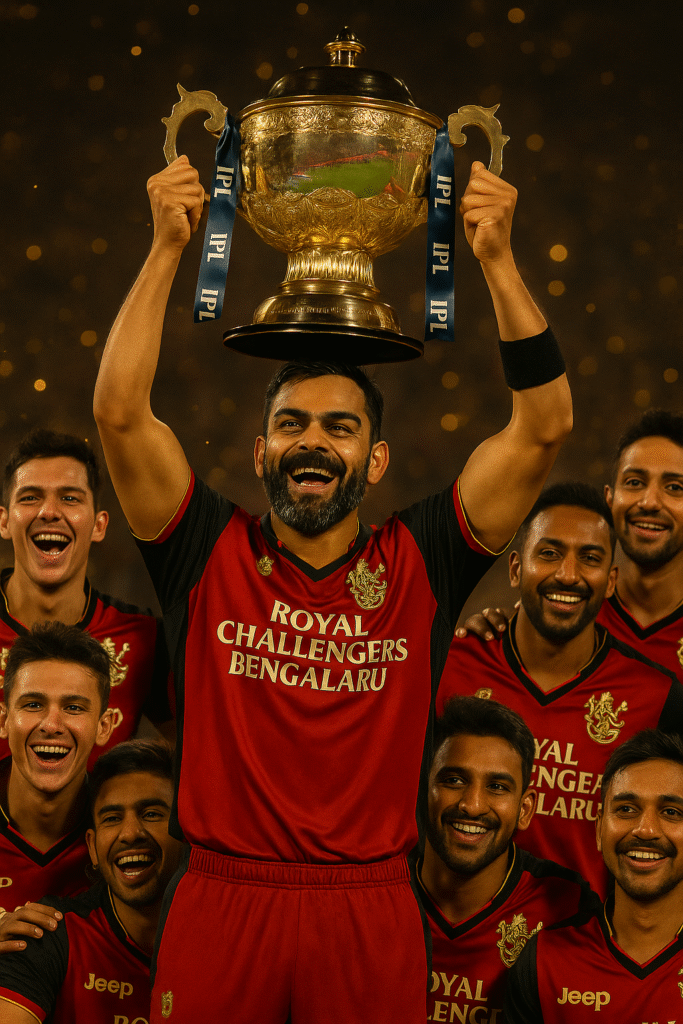 RCB Trophy IPL 2025