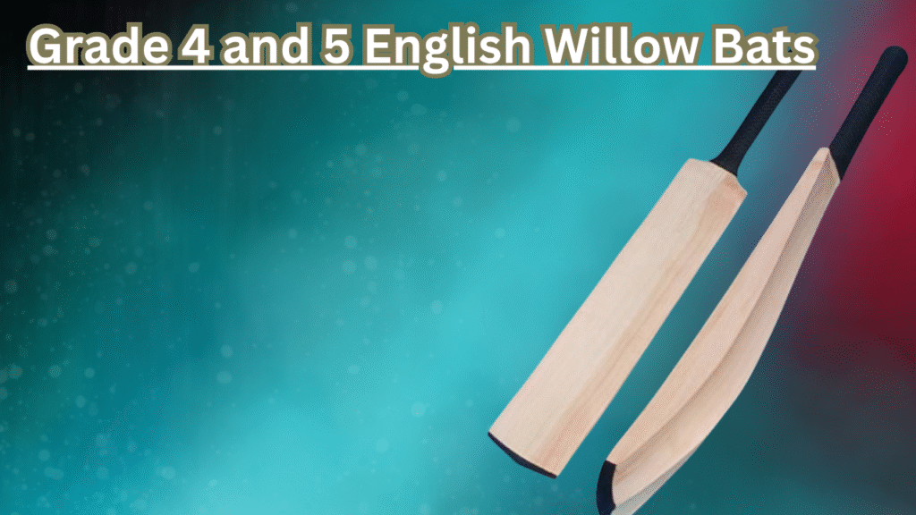 Grade 4 & 5 English Willow Bats