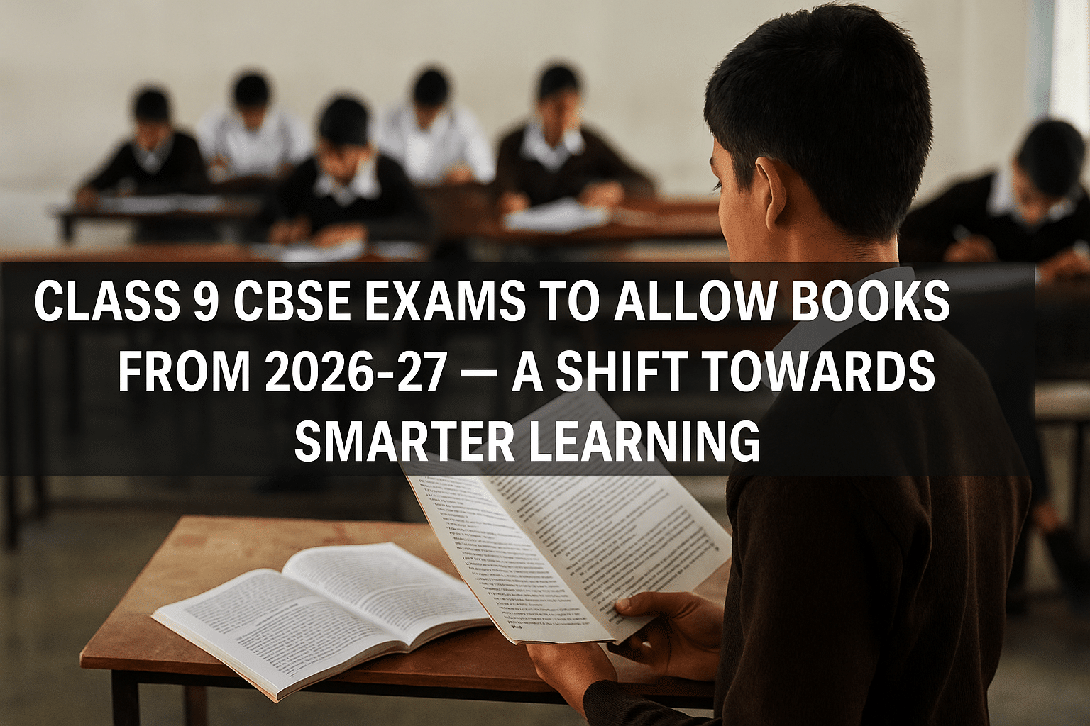 CBSE Class 9 open-book exam announcement for 2026-27 academic session