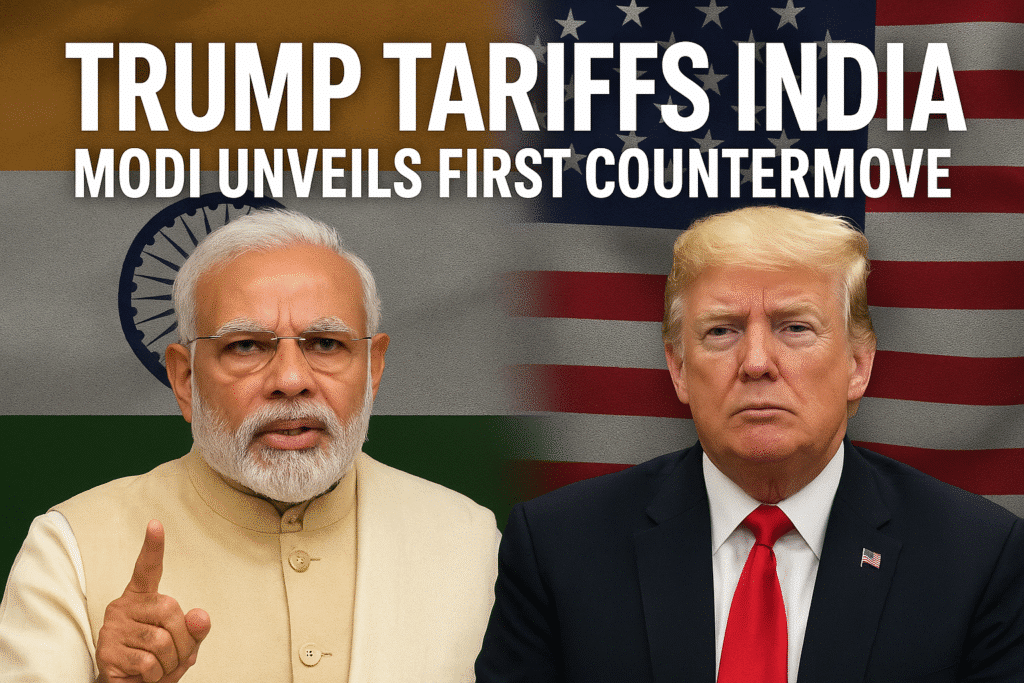 Trump Tariffs India – Modi unveils first countermove with U.S. trade clash