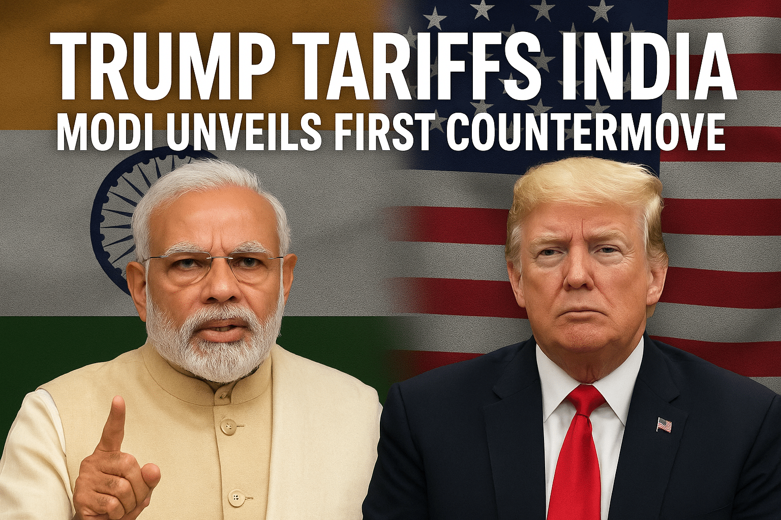 Trump Tariffs India – Modi unveils first countermove with U.S. trade clash