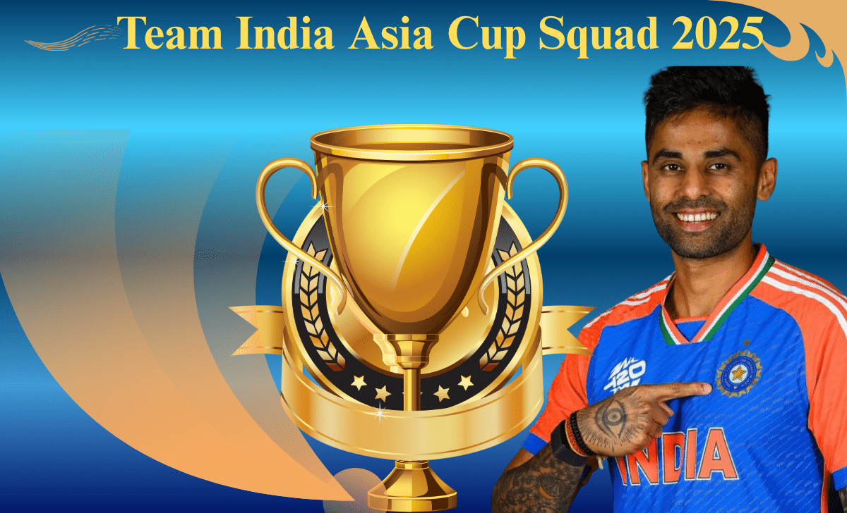 Team India squad for Asia Cup 2025 with player lineup