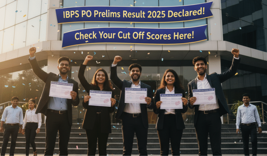 IBPS PO Prelims Result 2025 Cut Off: Official Scores, Merit List & Yearly Trends