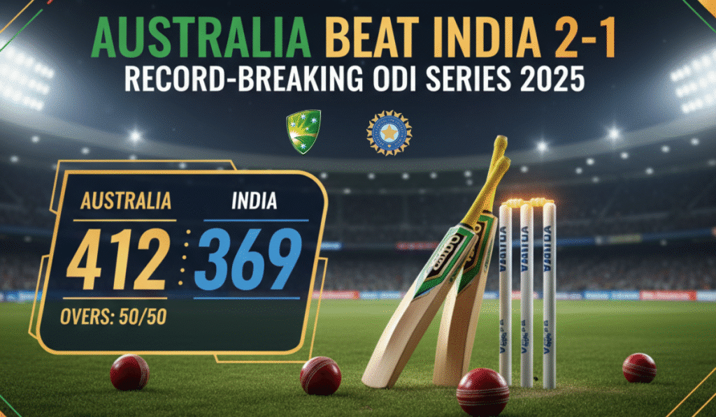 Australia Clinch India vs Australia Women ODI Series 2025 in Record-Breaking Finale