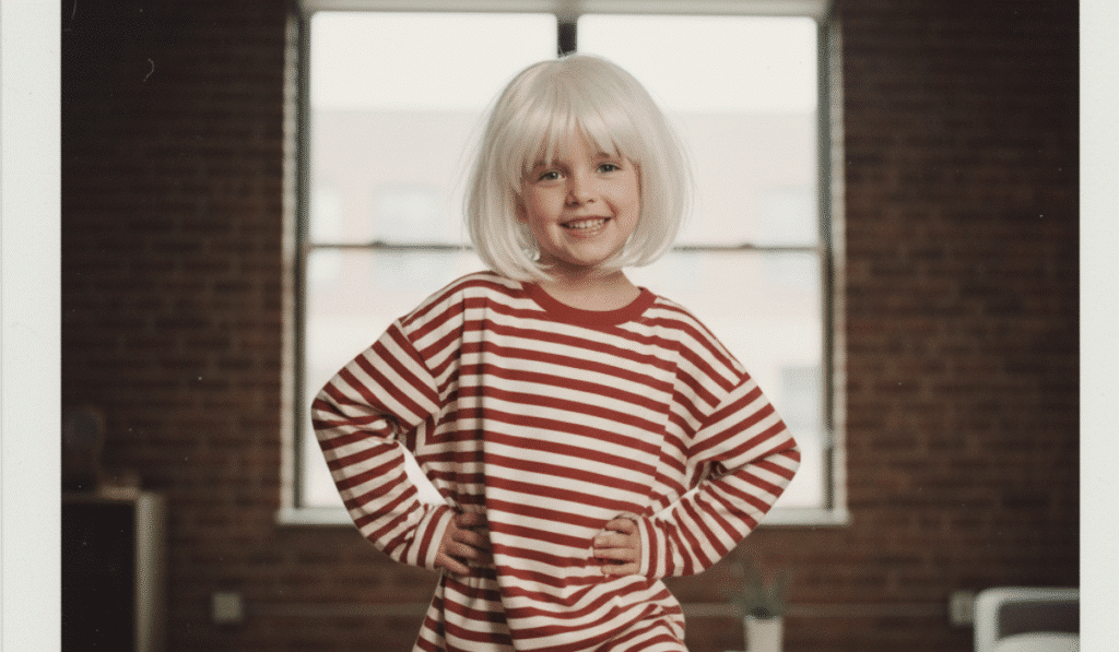 Stormi Webster Stuns in Blonde Wig from Kylie’s Collection