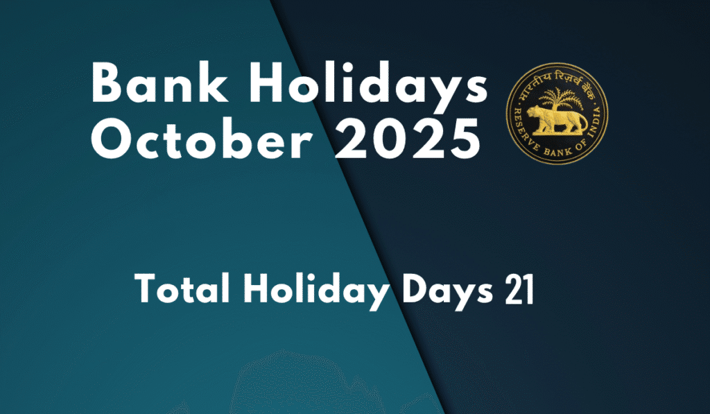 Bank Holidays October 2025: Complete RBI Calendar Shows Record 21 Closure Days