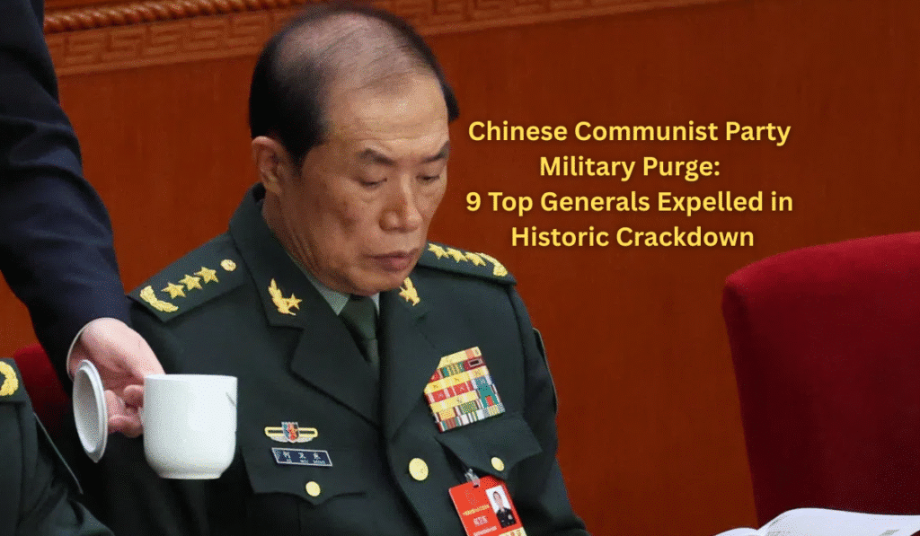 Chinese Communist Party Military Purge: 9 Top Generals Expelled in Historic Crackdown