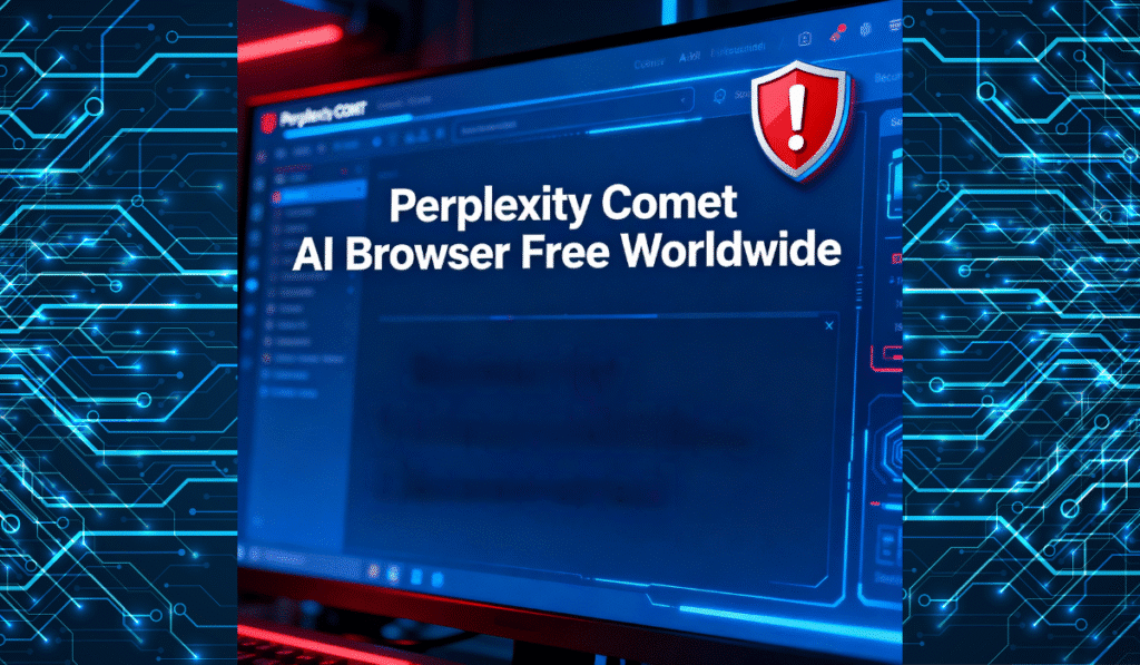 Perplexity Comet AI Browser Goes Free Worldwide: Major Security Vulnerabilities Discovered