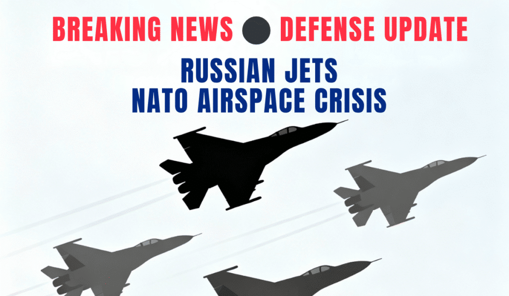Russian Jets NATO Airspace Violations Trigger Alliance Crisis Amid Rising Military Tensions