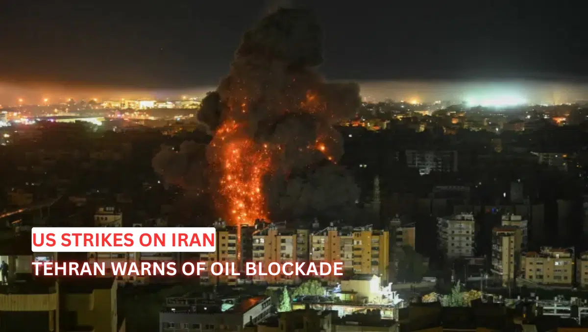 US strikes on Iran trigger massive explosion in city area as Tehran warns of possible oil blockade escalation